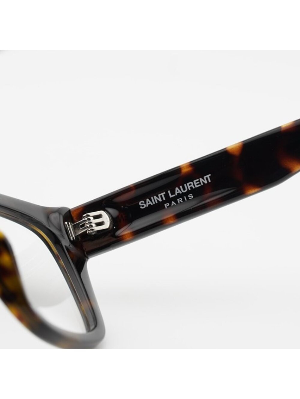 Saint Laurent SL804 002 Eyeglasses Havana 51mm Square Frame - Picture 8 of 12